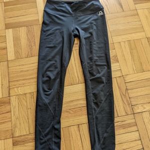 Black Reebok Mesh Leggings XS